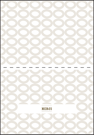 Wicklow Letterpress Thank You Card Fold Design Medium