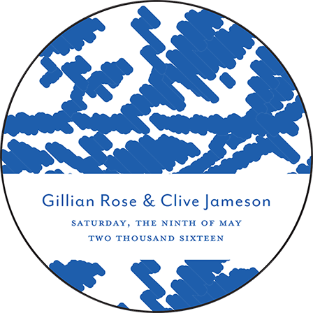 Willow Letterpress Coaster Design Medium