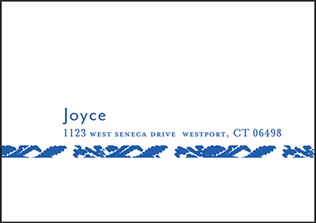 Willow Letterpress Reply Envelope Design Medium
