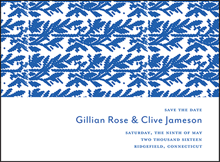 Willow Letterpress Save The Date Design Medium