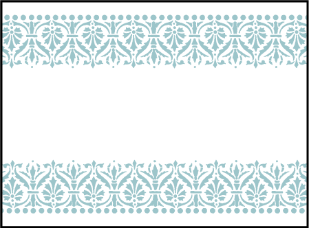 Wisteria Letterpress Placecard Flat Design Medium