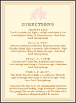 A Bientot Letterpress Direction Design Small