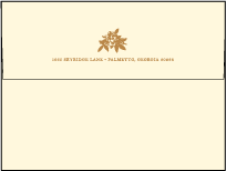 A Bientot Letterpress Envelope Design Small