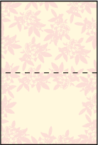 A Bientot Letterpress Placecard Fold Design Small