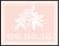 A Bientot Letterpress Stamp Design Small