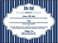 Addison Vintage Letterpress Menu Design Small