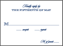 Addison Vintage Letterpress Reply Design Small