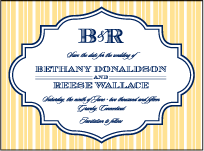 Addison Vintage Letterpress Save The Date Design Small