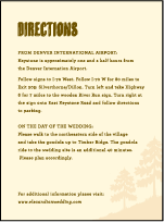 Adirondack Letterpress Direction Design Small