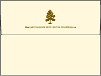 Adirondack Letterpress Envelope Design Small