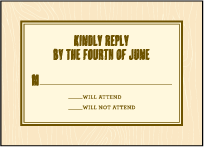 Adirondack Letterpress Reply Design Small