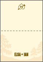 Adirondack Letterpress Thank You Card Fold Design Small