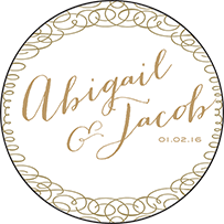 Ainsley Letterpress Coaster Design Small