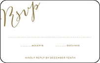 Ainsley Letterpress Reply Postcard Front Design Small