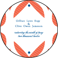 Alice Letterpress Coaster Design Small