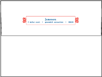Alice Letterpress Envelope Design Small