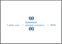 Alice Letterpress Reply Envelope Design Small