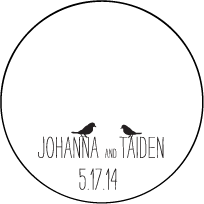 Allegory Modern Letterpress Coaster Design Small