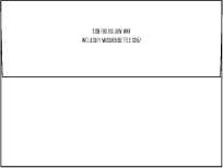 Allegory Modern Letterpress Envelope Design Small