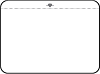 Alouette Monogram Letterpress Placecard Flat Design Small
