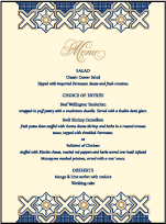Amadore Antique Letterpress Menu Design Small