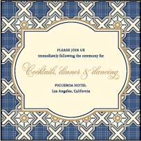 Amadore Antique Letterpress Reception Design Small