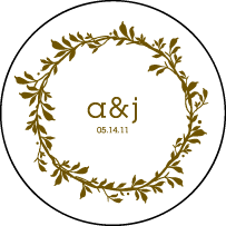 Amelie Letterpress Coaster Design Small