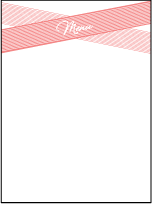 Anais Letterpress Menu Design Small