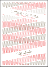 Anais Letterpress Reception Design Small