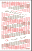 Anais Letterpress Reply Postcard Front Design Small