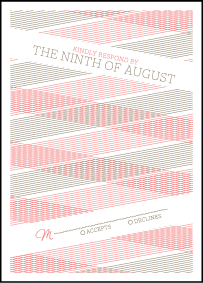 Anais Letterpress Reply Design Small