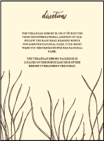 Antigua Letterpress Direction Design Small