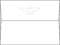 Aquinnah Letterpress Envelope Design Small