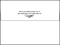 Aria Letterpress Envelope Design Small