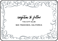 Aria Letterpress Reception Design Small