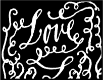 Aria Letterpress Stamp Design Small
