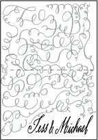 Aria Letterpress Thank You Card Fold Design Small