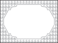 Ashton Letterpress Placecard Flat Design Small