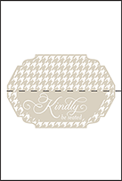 Ashton Letterpress Placecard Fold Design Small
