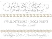 Ashton Letterpress Save The Date Design Small