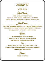 Ashwell Letterpress Menu Design Small