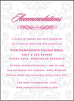 Augustine Damask Letterpress Direction Design Small