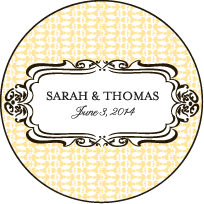 Avenue Letterpress Coaster Design Small