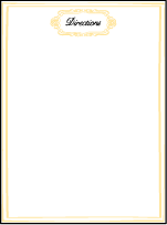 Avenue Letterpress Direction Design Small