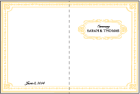 Avenue Letterpress Program Design Small