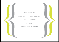 Avion Letterpress Reception Design Small