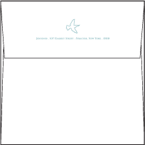 Barcelona Letterpress Envelope Design Small