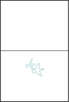 Barcelona Letterpress Placecard Fold Design Small
