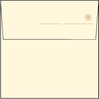 Bejeweled Letterpress Envelope Design Small