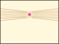 Bejeweled Letterpress Placecard Flat Design Small
